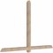 Ekena Millwork Eugene Smooth Timber Gable Bracket, Douglas Fir, 84"W x 56"H x 3 1/2"D x 3 1/2"F, 16/12 Pitch GBW084X56X0404EUG00SDF - alternate 5